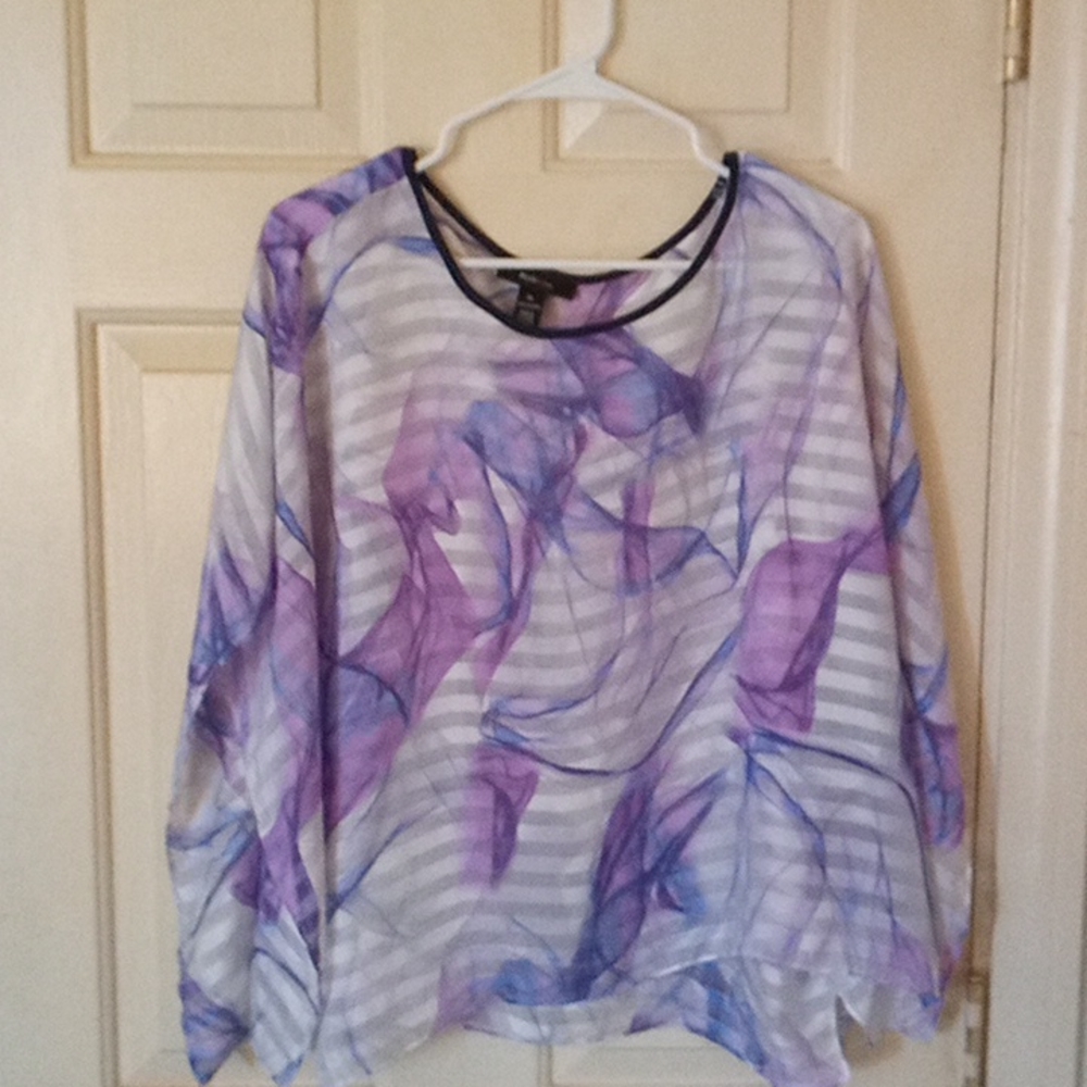 Sheer tunic